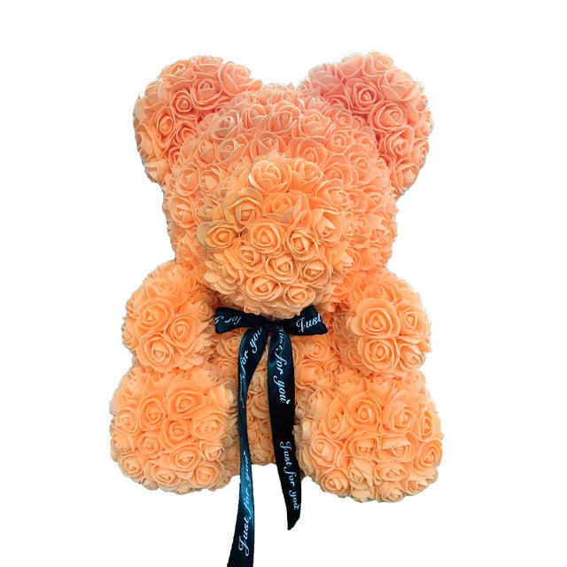 Rose Flower Teddy Bear