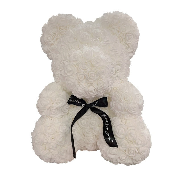 Rose Flower Teddy Bear