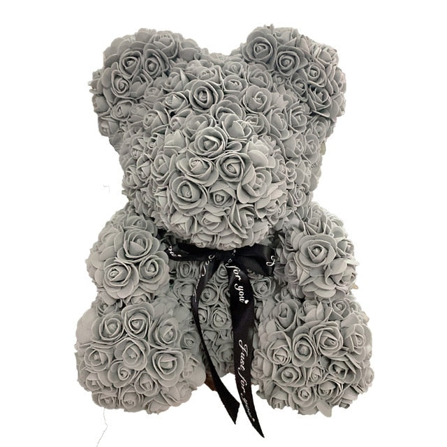 Rose Flower Teddy Bear