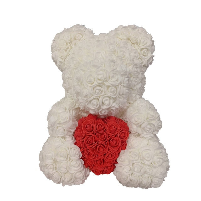 Rose Flower Teddy Bear