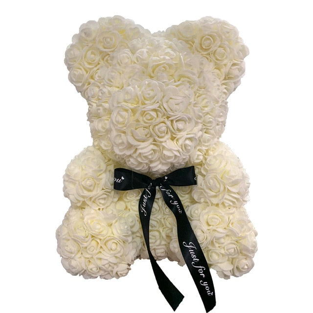 Rose Flower Teddy Bear