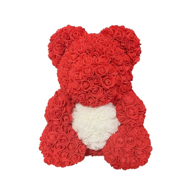 Rose Flower Teddy Bear