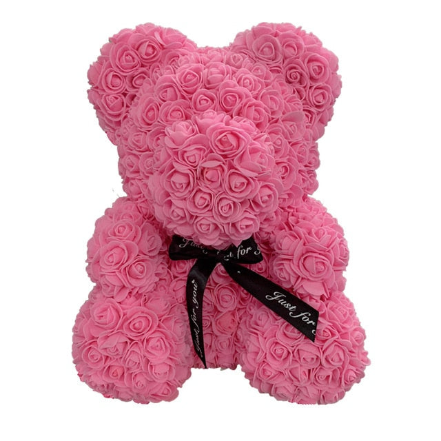 Rose Flower Teddy Bear