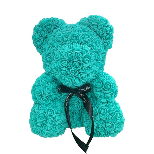 Rose Flower Teddy Bear