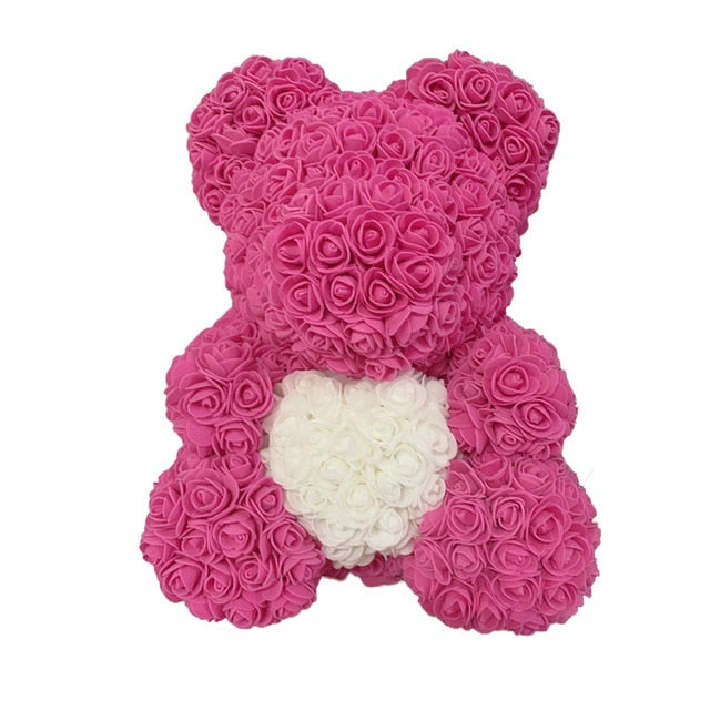 Rose Flower Teddy Bear