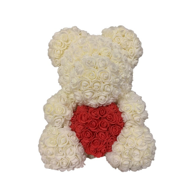 Rose Flower Teddy Bear