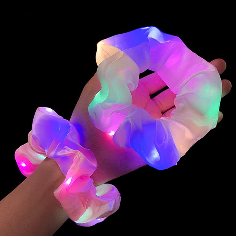 Luminous Hair Scrunchies